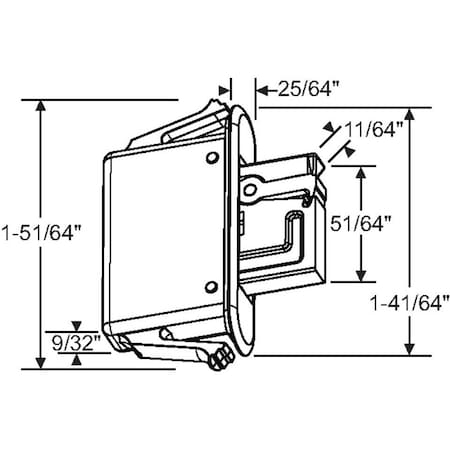 Strybuc White Universal Vent Lock 900-21461